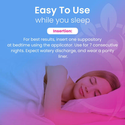 Pelvana Boric Acid Suppositories for Women - 30 Count + 7 Applicators + 20 pH Tests