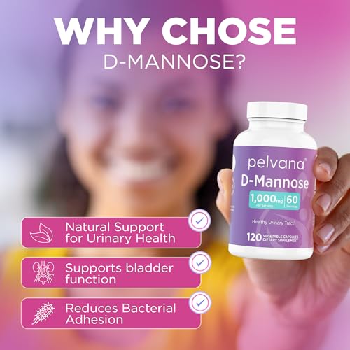 D-Mannose Capsules for Urinary Tract Health (120-count Pack)