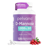 Pelvana D-Mannose Capsules for Urinary Tract Health - 120 Count