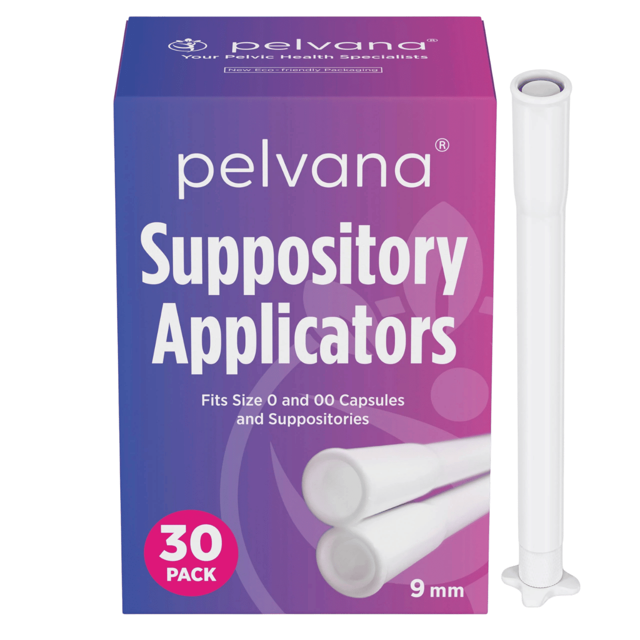 Pelvana Vaginal Suppository Applicators for Women - 30 Pack