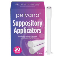 Pelvana Vaginal Suppository Applicators for Women - 30 Pack