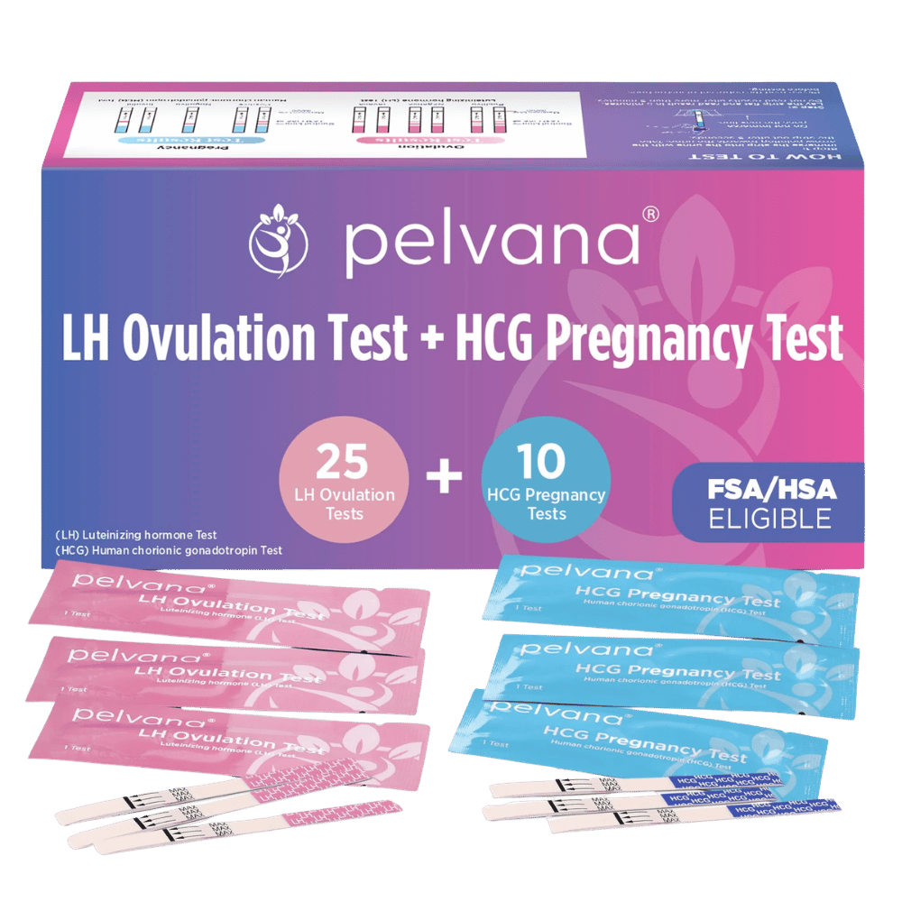 Pelvana Ovulation & Pregnancy Test Strips Combo Kit - 35 Tests
