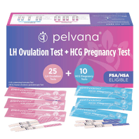 Pelvana Ovulation & Pregnancy Test Strips Combo Kit - 35 Tests
