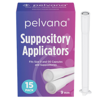 Pelvana Vaginal Suppository Applicators for Women - 15 Pack