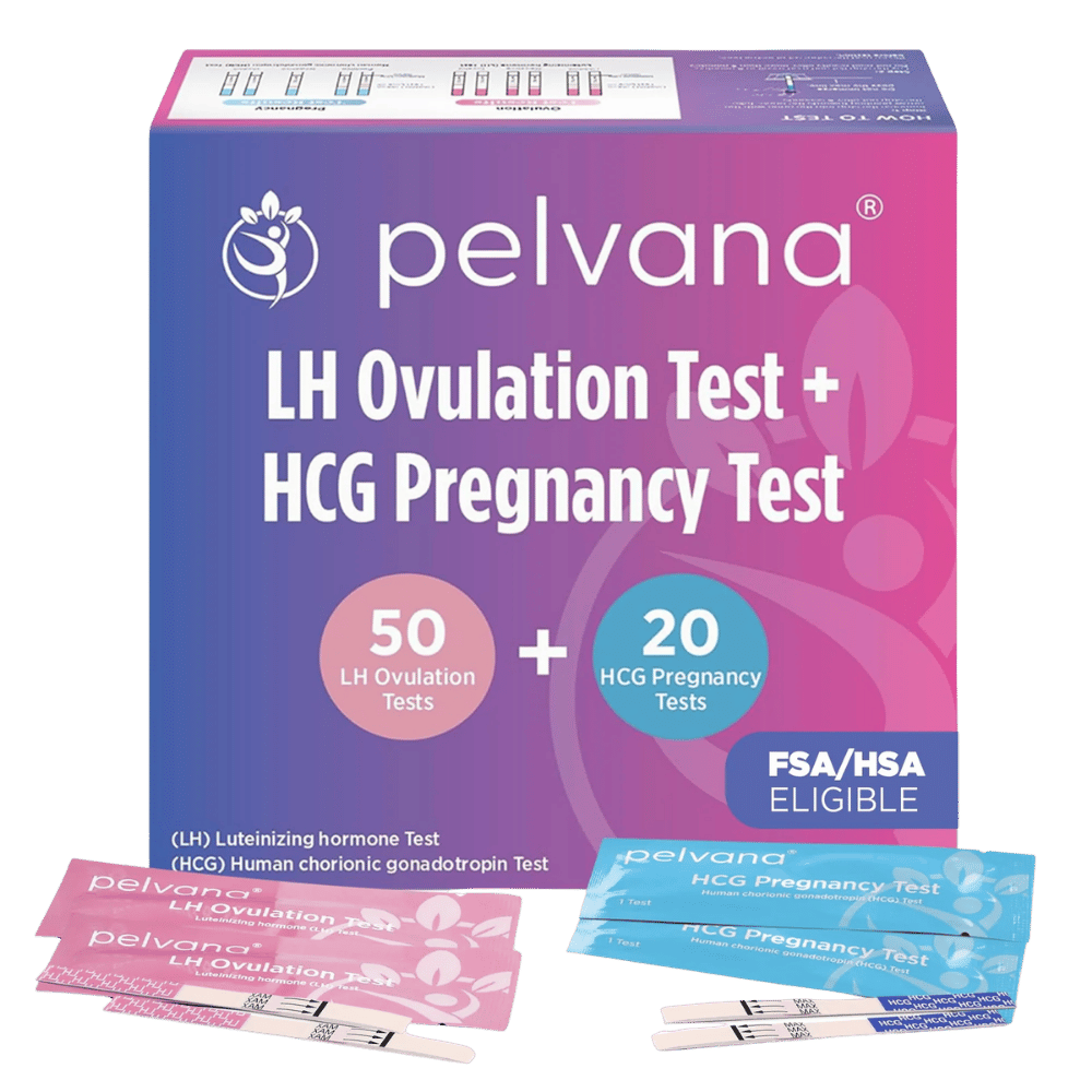 Pelvana Ovulation & Pregnancy Test Strips Combo Kit - 70 Tests