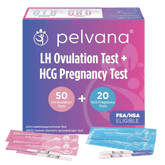 Pelvana Ovulation & Pregnancy Test Strips Combo Kit - 70 Tests