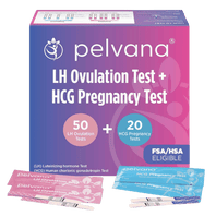 Pelvana Ovulation & Pregnancy Test Strips Combo Kit - 70 Tests