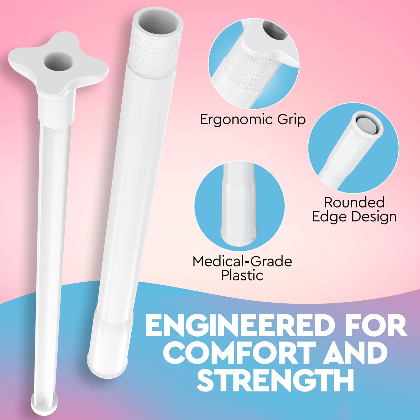 Vaginal Suppository Applicators for Women (15-count Pack)