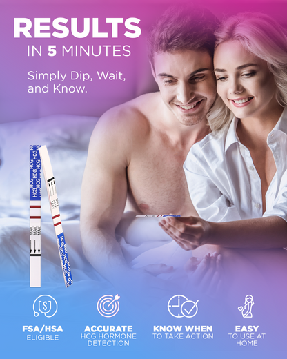 Pelvana Pregnancy Test Strips for Women - 20 Tests - Case Packs