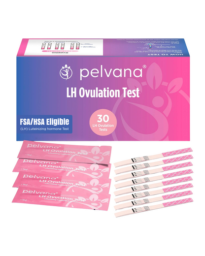 Pelvana Ovulation Test Strips for Women - 30 Tests - Case Packs