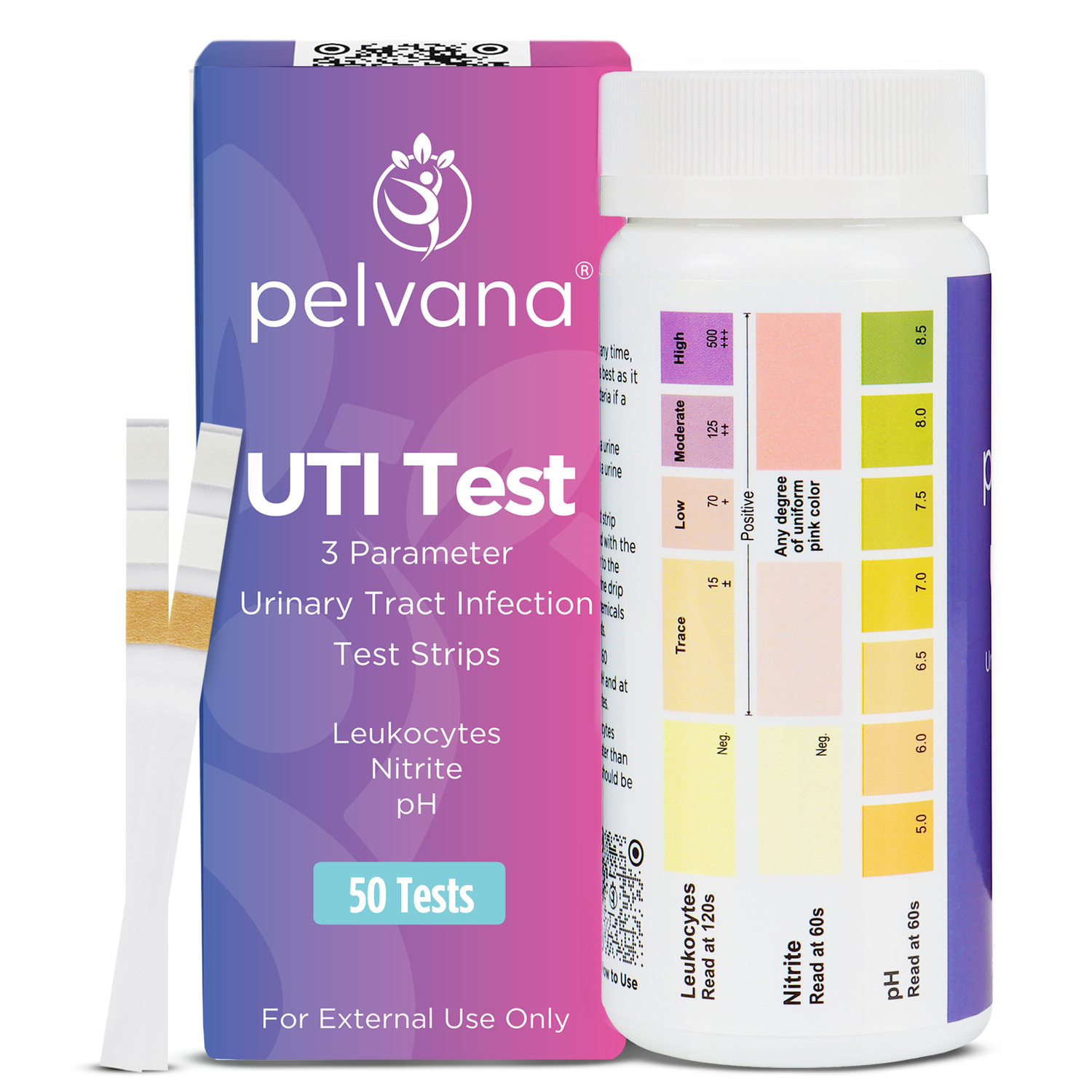 UTI Test Strips for Women (50-count Pack)
