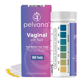 Pelvana Vaginal pH Test Strips for Women - 100 Tests