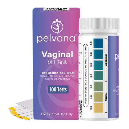 Pelvana Vaginal pH Test Strips for Women - 100 Tests