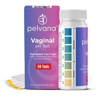 Pelvana Vaginal pH Test Strips for Women - 50 Tests