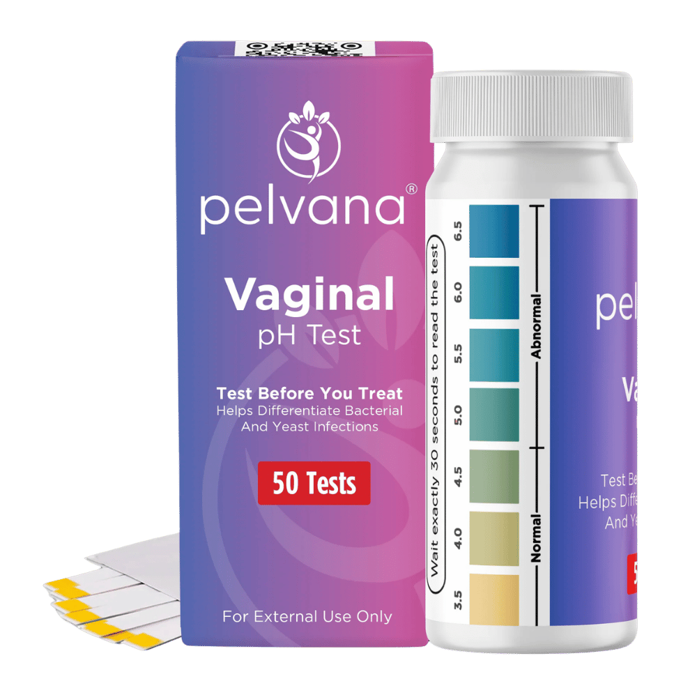 Pelvana Vaginal pH Test Strips for Women - 50 Tests