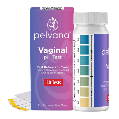 Pelvana Vaginal pH Test Strips for Women - 50 Tests